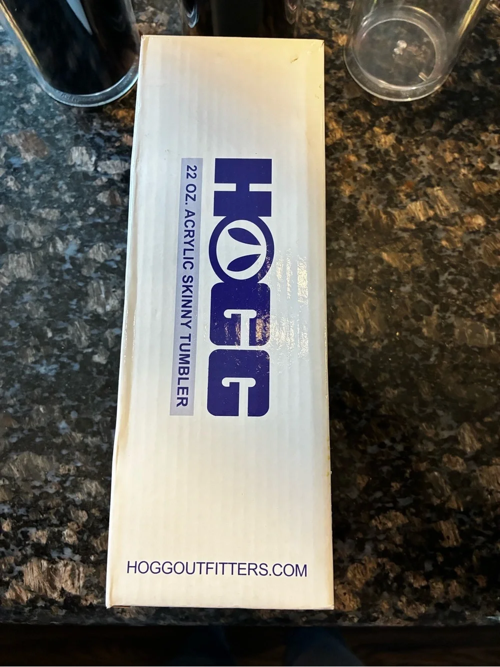 HOGG 22oz Acrylic Skinny Tumblers Lot of 3 Ombre Craft Blanks NIB Sublimation